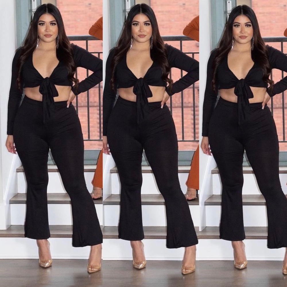 Black two piece set